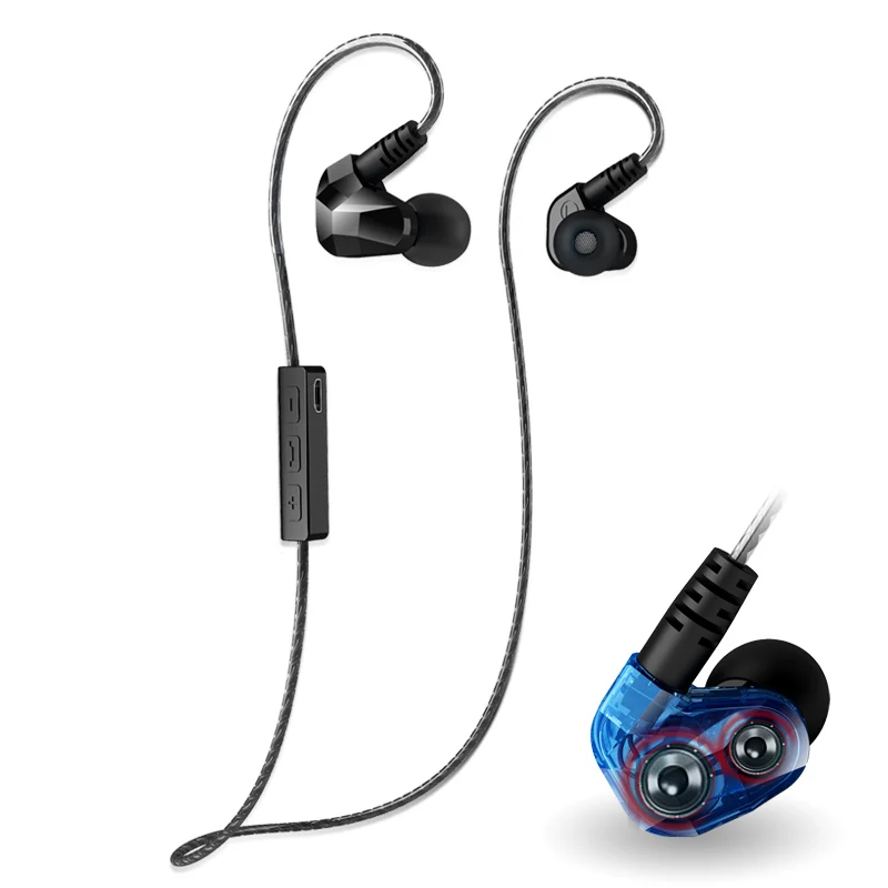 Moxpad X90 динамический двойной драйвер беспроводной Bluetooth 4 1 Hifi наушники Спорт Бег