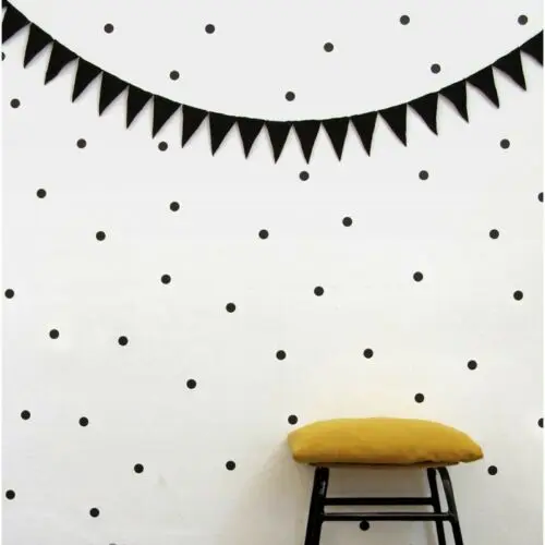 

126 Polka Dot Wall Decals Gold Wall Decal Girl Nursery Decor Wall Sticker AU