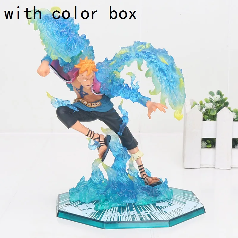 17-20 см аниме one piece Roronoa Зоро, Луффи Ace Boa Sanji shanks сабо из ПВХ фигурка игрушки one piece batch ver - Цвет: Marco in box