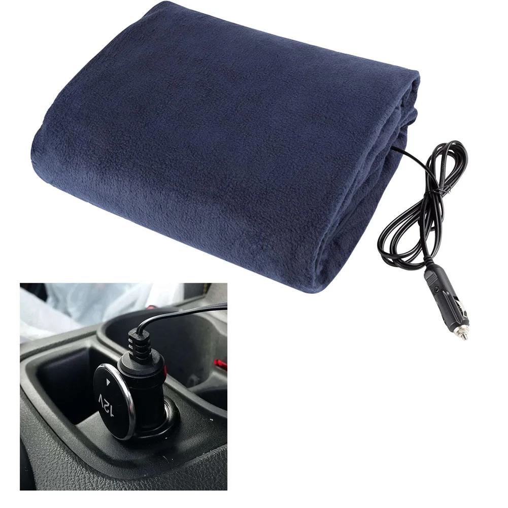 12V Car Electric Heated Polar Fleece Soft Warm Travel Blanket for Van Truck XR657 | Автомобили и мотоциклы