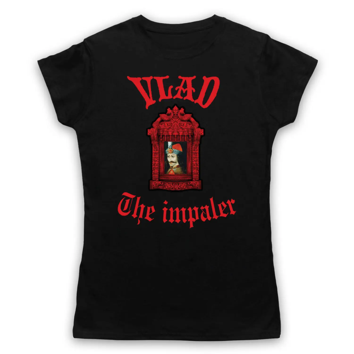 VLAD THE IMPALER DRACULA VAMPIRE/неформальная ужасная футболка для взрослых и детей крутая