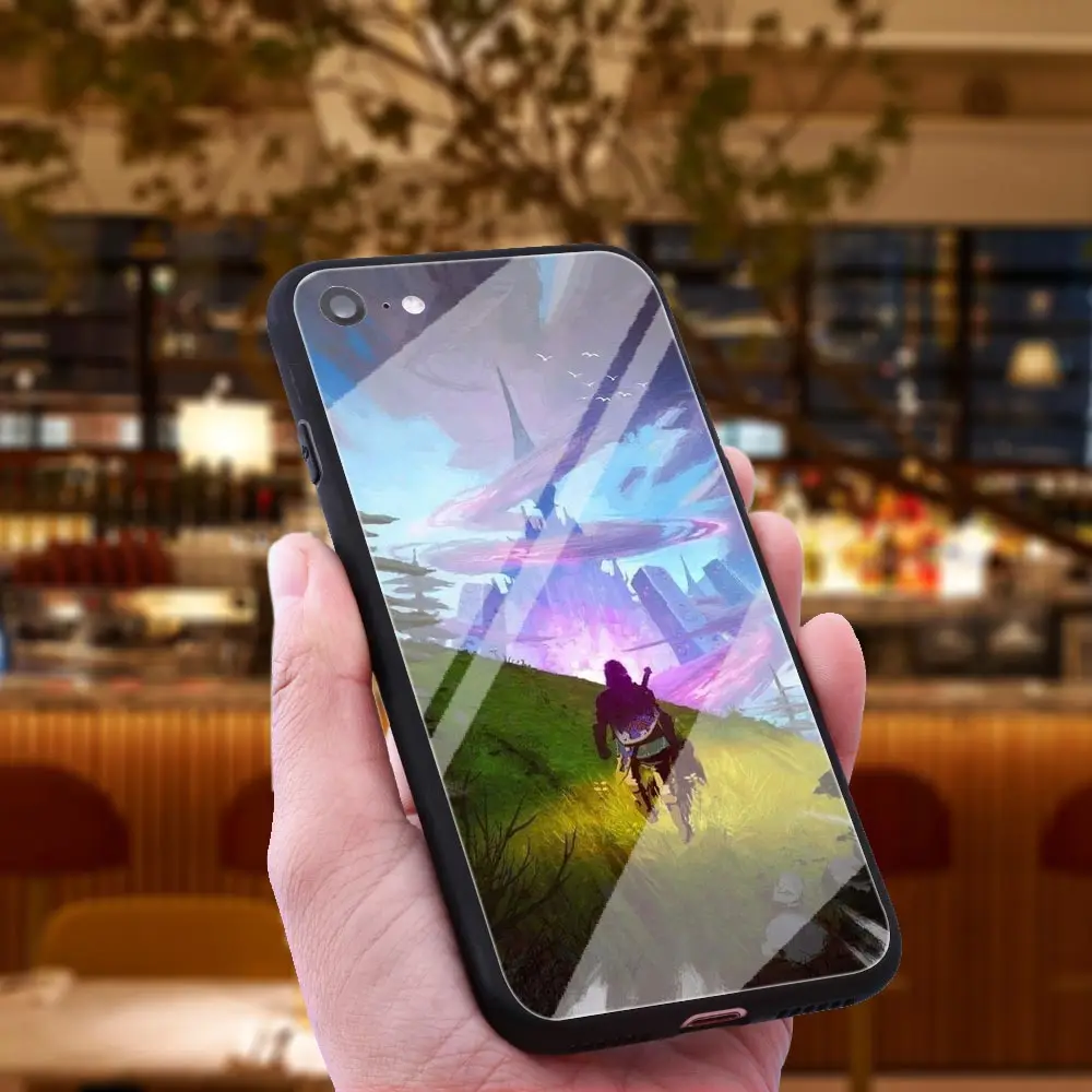 WEBBEDEPP Legend Of Zelda чехол из закаленного стекла для телефона Apple iPhone Xr Xs Max X или 10 8 7 6 6S