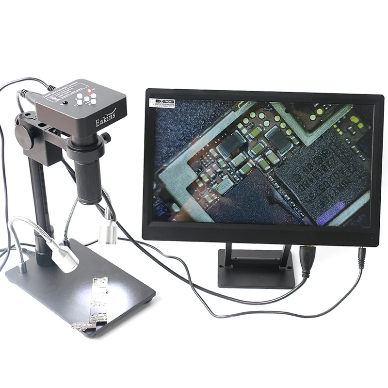 Full HD 34MP 2K 1080P 3400W TF видео рекордер HDMI USB промышленный электронный лабораторный цифровой видео микроскоп камера