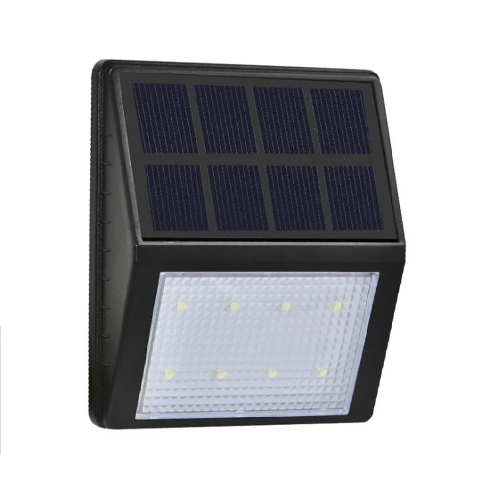 Новый солнечный свет 8 светодиодов супер яркая энергия для сада наружное