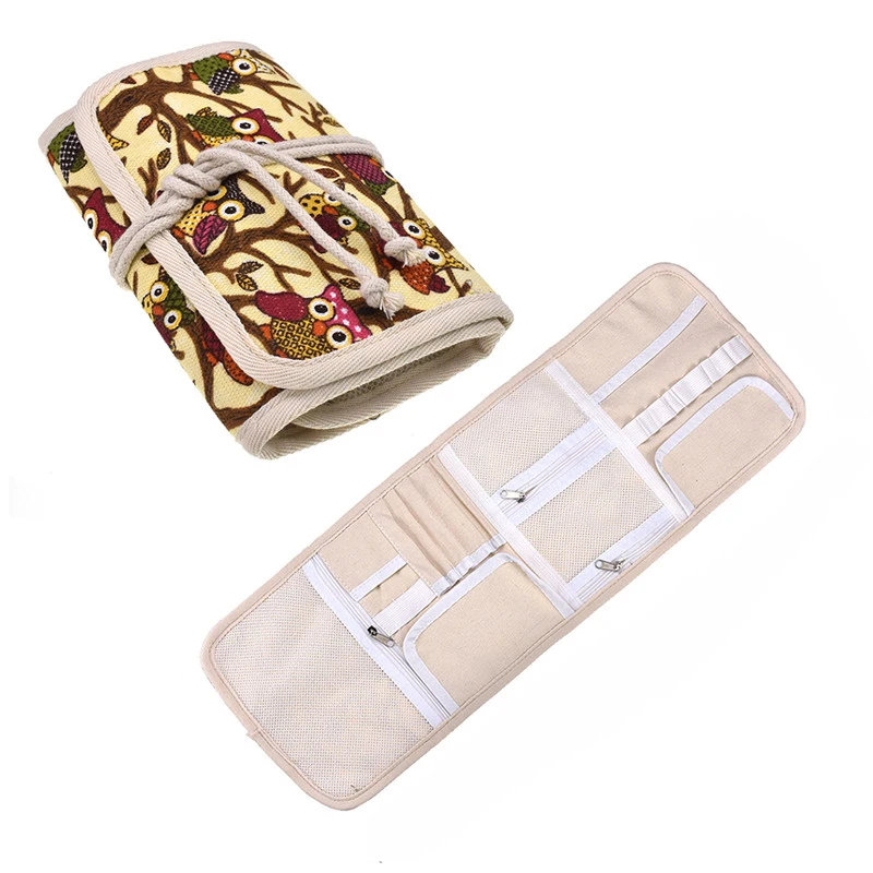 

Пустой набор для вязания крючком сумка с крючком, чехол для вязания, спицы, ножницы, линейка, швейные принадлежности, Домашний Органайзер, су...