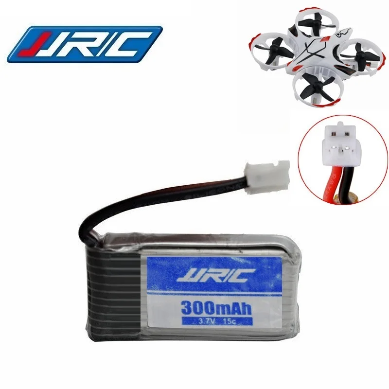Аккумулятор Lipo для дрона JJRC H56 3 7 в 300 мАч батарея T2G запасная часть квадрокоптера 5