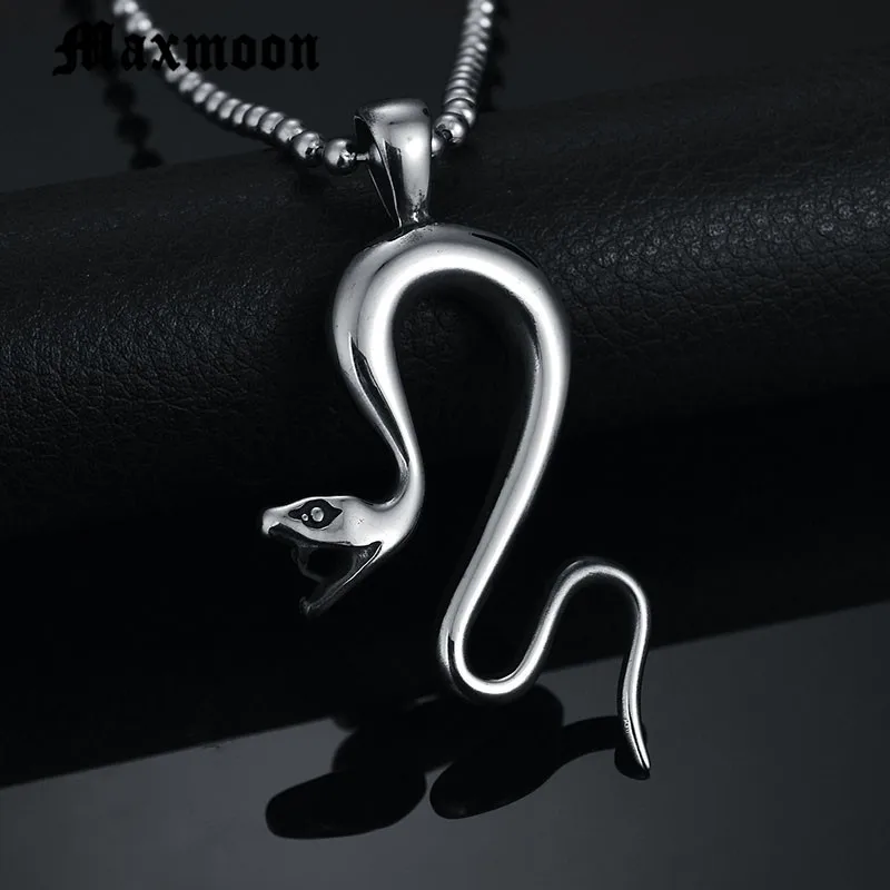 Maxmoon ожерелье в стиле панк с подвеской форме змеи Подвески Ювелирные изделия из