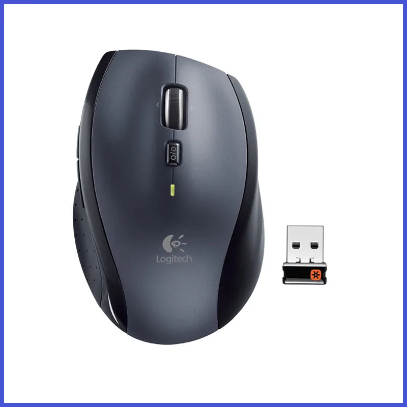 Logitech M705 Беспроводная лазерная большая мышь ноутбук компьютер USB двойной режим