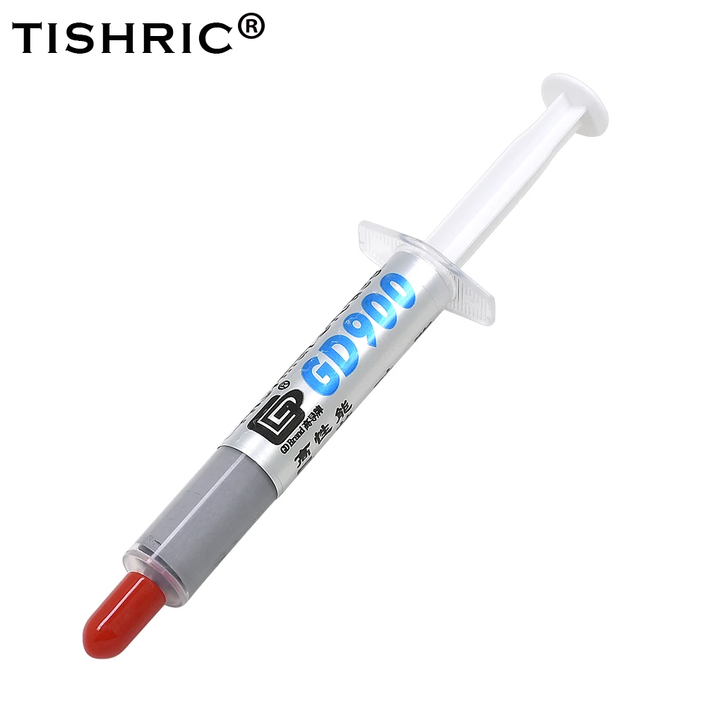 TISHRIC 3g тепловой грест GD900 теплопаста теплоотвода Pleaster для процессоров чашка водяного охлаждения жидкий металлический охлаждающий вентилятор - Цвет: TSR154