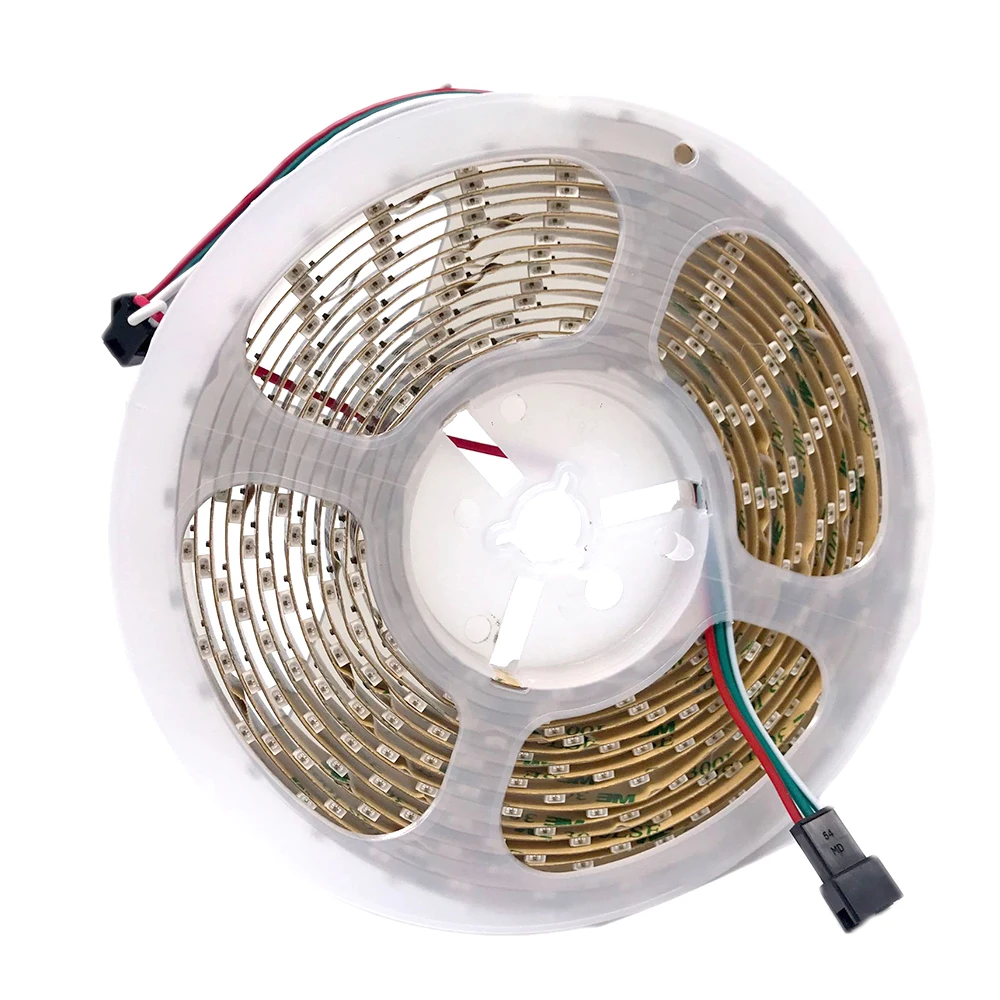 SK6812 4020 Светодиодный Боковой излучающая полоска DC5V 60 72 120 144 светодиодный s/m IC адресуемый Tltra Тонкая световая изолента неводонепроницаемая 1 м 2 м 5 м