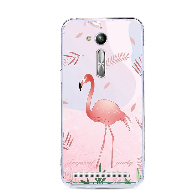 Lamo чехол, мягкий ТПУ чехол для телефона для ASUS ZB500KL X00AD Zenfone Go ZB500 ZB 500 KL 500KL ZB500KG, задняя крышка с изображением животных и фруктов, чехол s