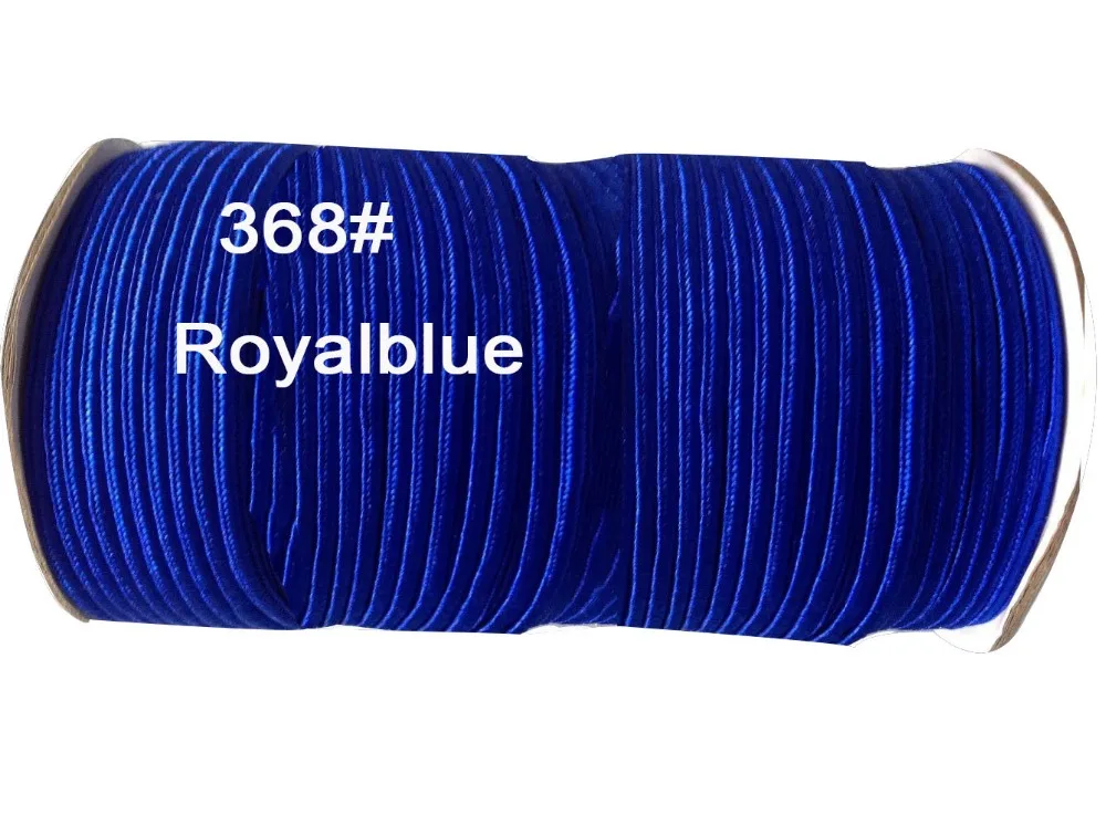 4 мм Royalblue лучший плоский нейлоновый шнур + 130 м/рулон DIY ювелирных изделий веревка