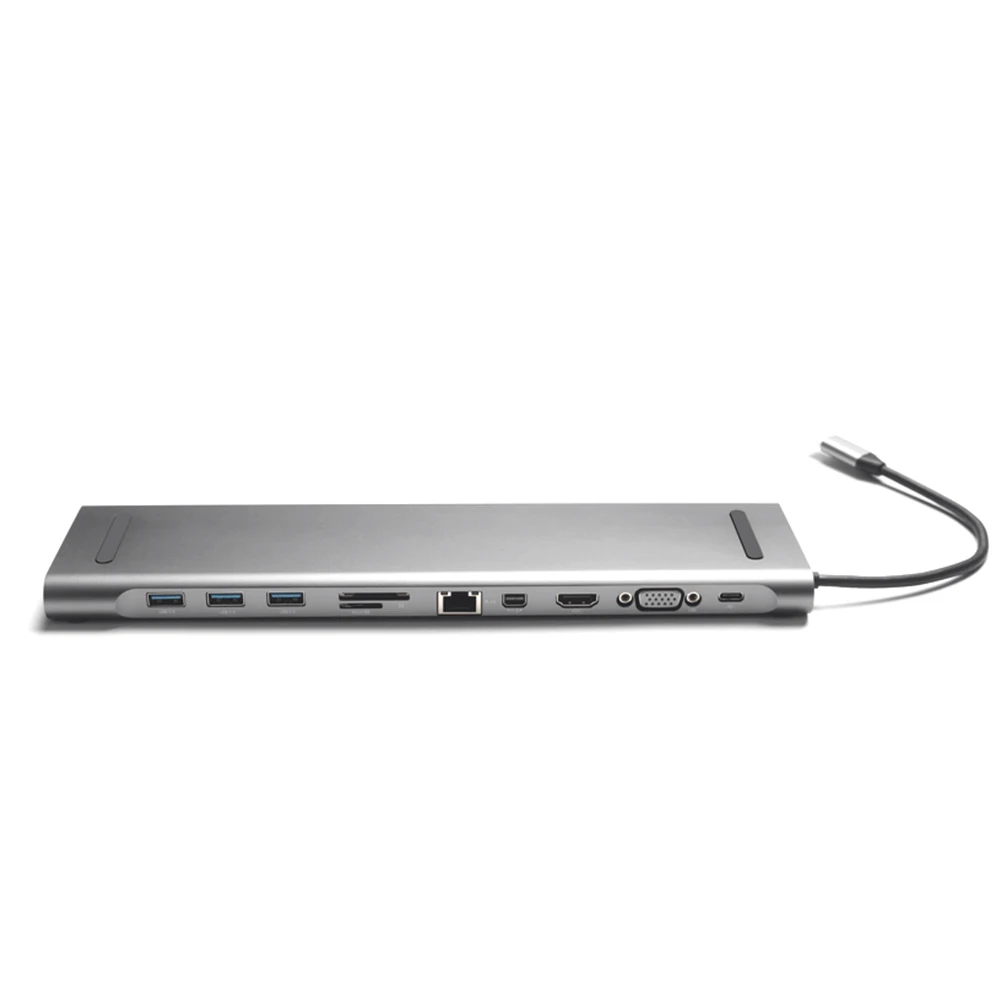 11in 1 Портативный USB C концентратора Универсальный Expander для портативных ПК