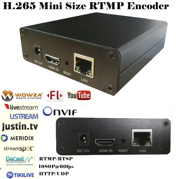 U8Vision H.265 HEVC MPEG 4 AVC/H.264 HDMI видео кодер передатчик в реальном времени