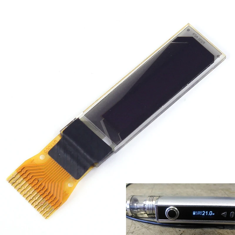 0.69 &quot0.69 дюймов белый OLED Дисплей модуль 96x16 ssd1306 IIC Интерфейс Экран доска|display