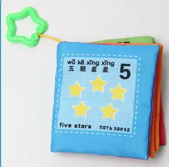 Мягкая тканевая книга на английском языке от 0 до 12 месяцев Juguetes Bebe Brinquedos Para