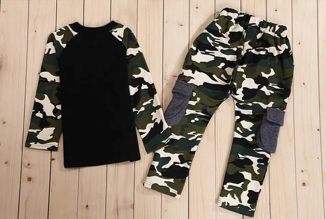 2017 новая детская одежда топы + штаны футболка спортивный костюм для мальчиков и