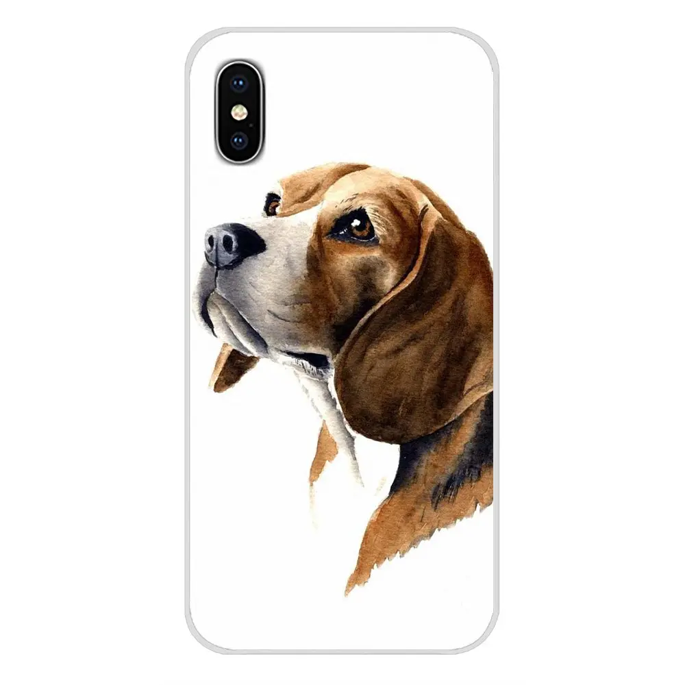 Все виды постов beagle для Apple iPhone X XR XS MAX 4 4S 5 5S 5C SE 6 6S 7 8 Plus ipod touch TPU Прозрачный чехол |