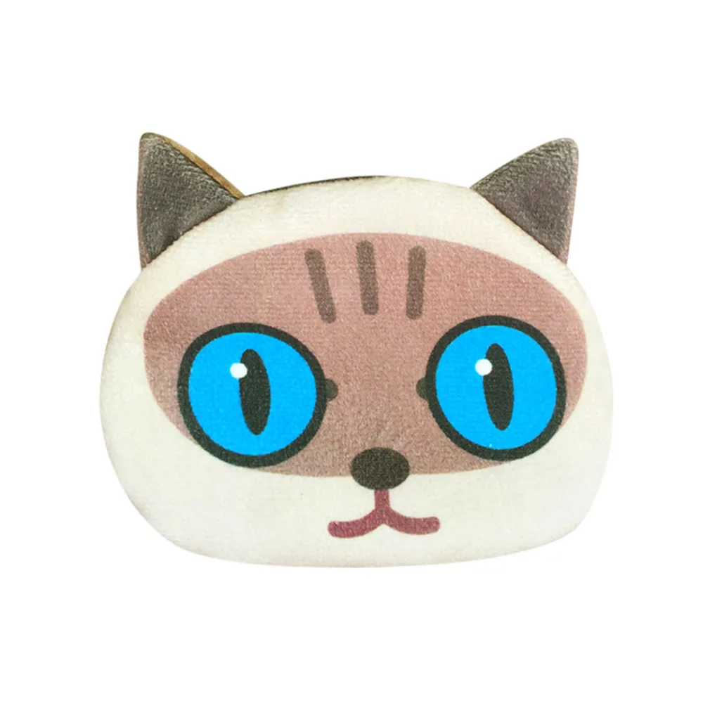 I Aelicy Топ Мода 3D милая кошачья морда печать на молнии Кошельки для монет обувь из хлопка, с мультяшками милые кошельки для монет маленькая сумка для хранения - Цвет: I
