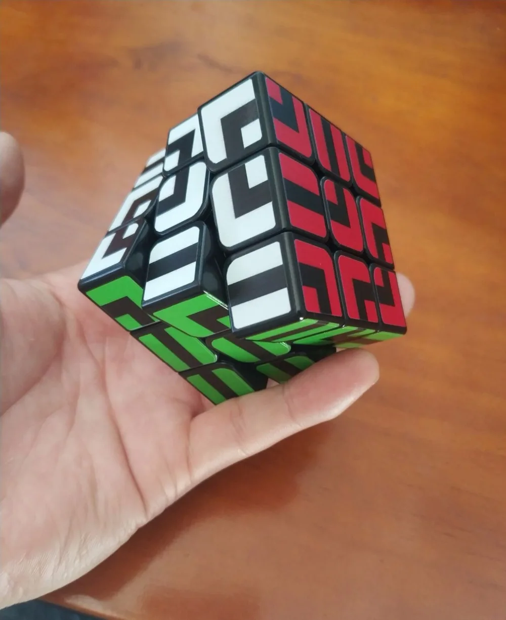 Z CUBE красочные Стикеры 3x3x3 Cube 3x3 кубатуры Скорость Профессиональный 3 плеер