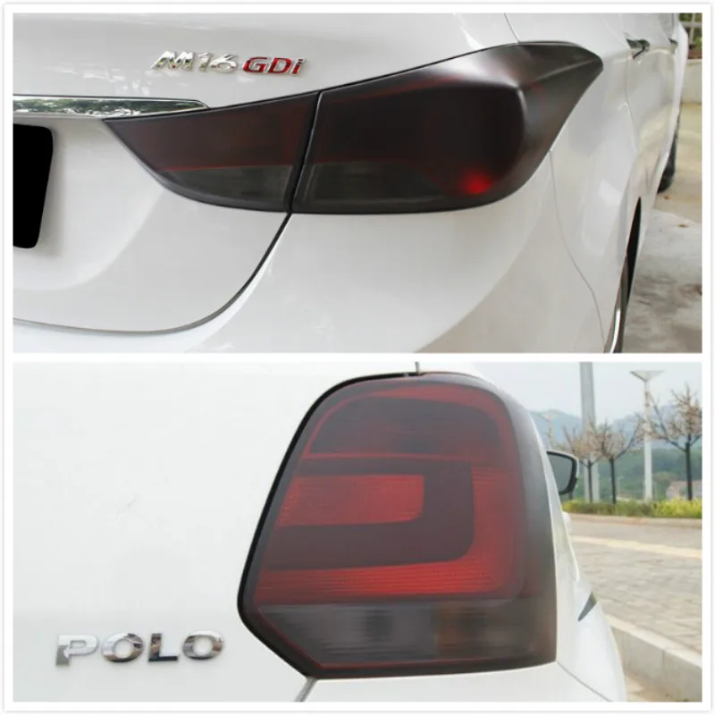 

Car Fog Lamp Headlight Taillight Tint Film Sticker For VW POLO Golf 4 5 6 7 GTI Passat b5 B6 JETTA MK5 MK6 CC EOS Touareg Beetle
