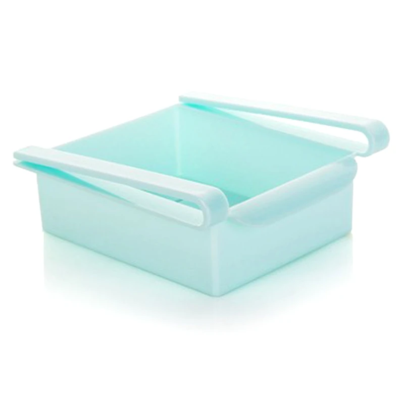 Slide Kitchen Fridge Freezer Space Saver Organizer Storage Rack Shelf Holder Housekeeping Container Organizers | Дом и сад