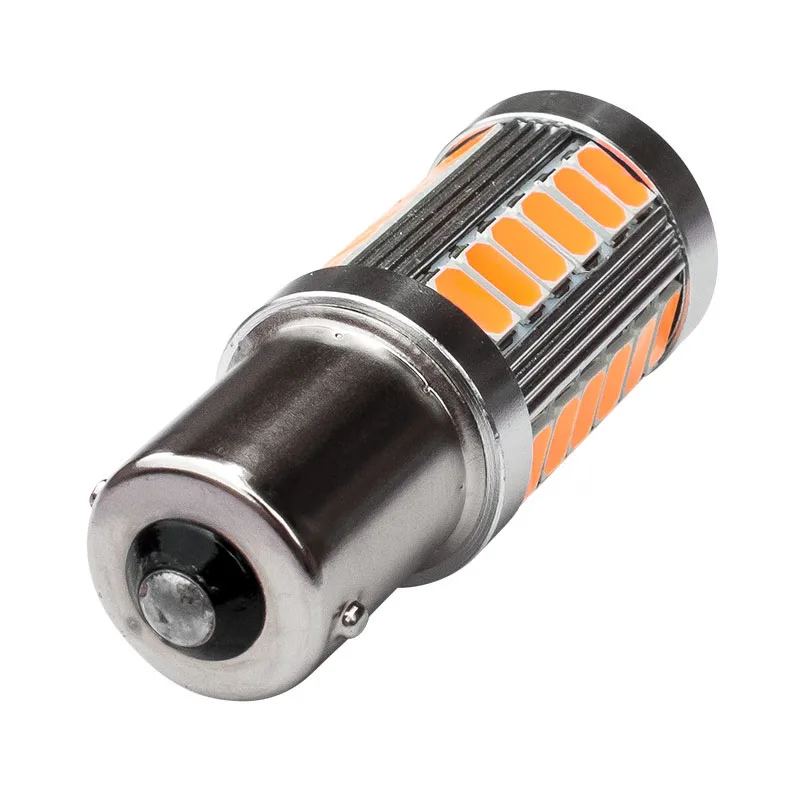 Светодиодная автомобильная лампа высокой мощности S25 P21W 1156 BA15S 1157 5630 33SMD 5730 33