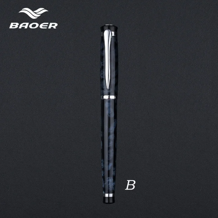 508 xuehua baozhu BAOER508 черные гелевые ручки, металлическая роликовая ручка, лак красного цвета, корзина цвета, снежинка, тонкий стильный наконечник для письма, заправка, офисные подарки - Цвет: 508 xuehua baozhu