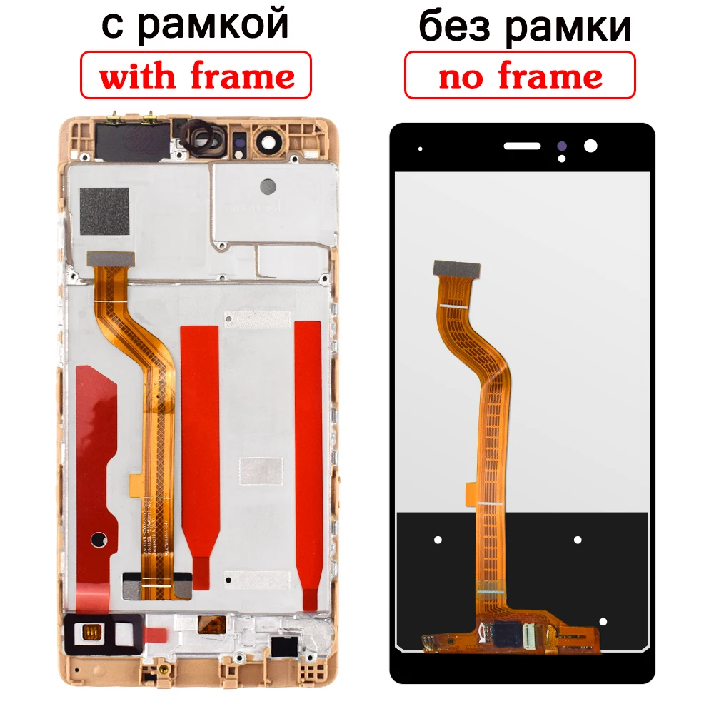 ЖК дисплей для Huawei P9 EVA L09 L19 сенсорный экран в сборе с рамкой дисплей|Экраны