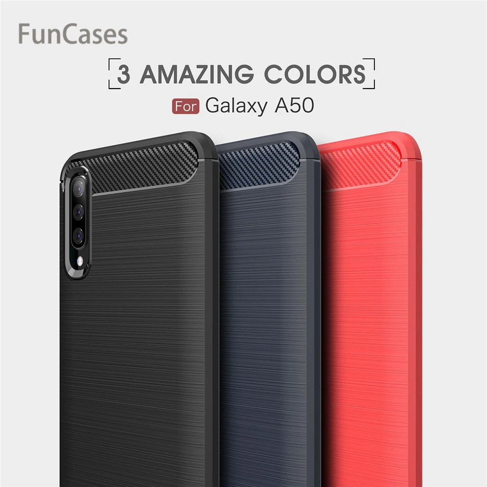 For Samsung Galaxy A50 Case Cover Luxury Shockproof Soft TPU Silicone Back Funda Coque samsunj | Мобильные телефоны и