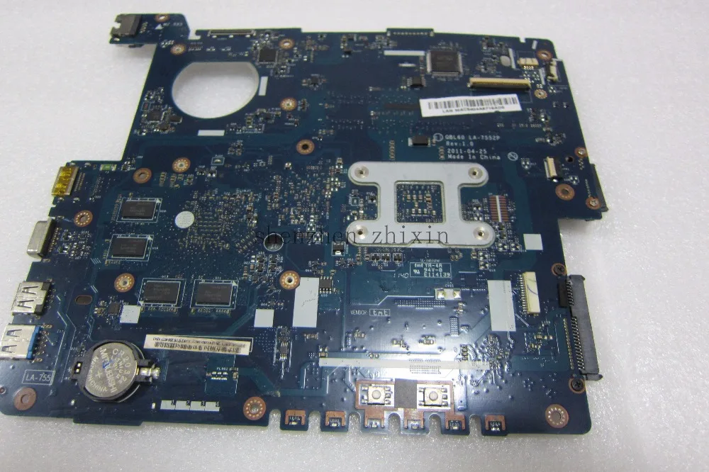 Для ASUS K53TA K53TK X53T K53T Материнская плата ноутбука LA 7552P DDR3 Дискретная графика 100%