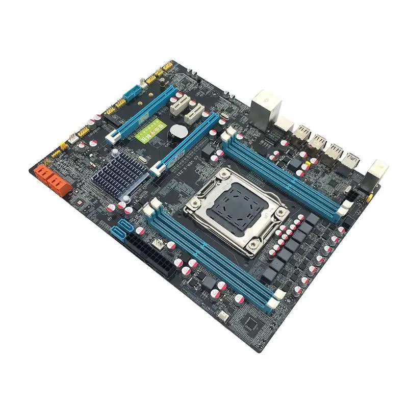 X79T DDR3 настольных ПК Материнские платы 2011 Процессор компьютера 4 канала материнская плата Поддержка M.2 E5-2680V2 для Intel B75 N