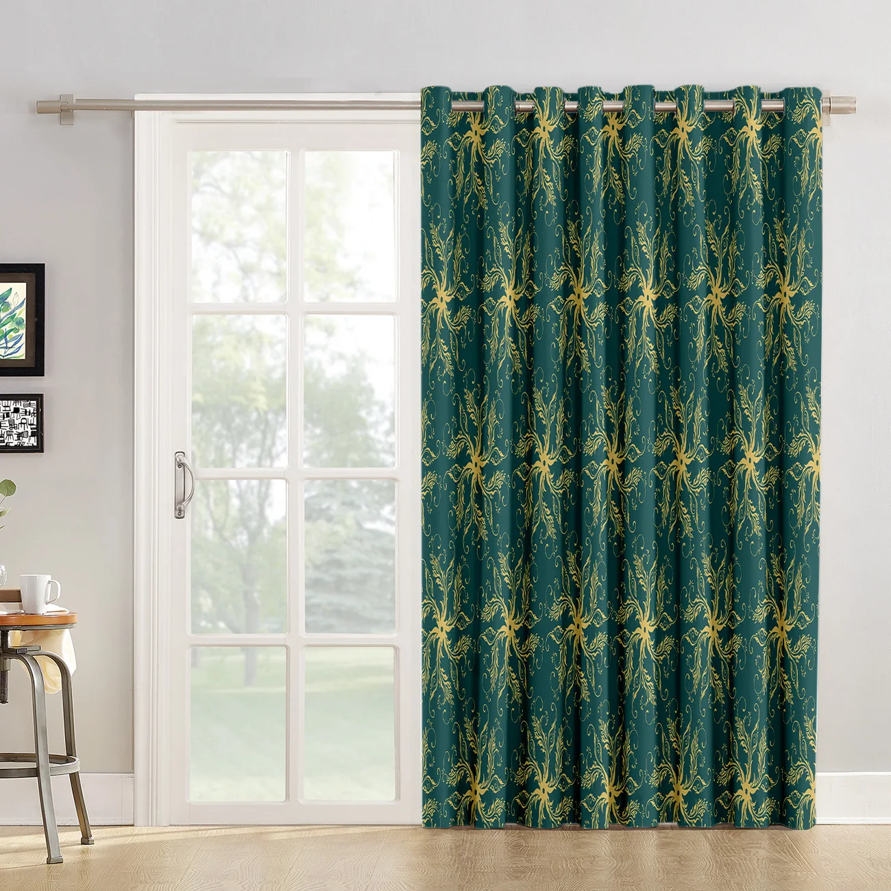 Винтажные шторы на окна с цветочным узором темные жалюзи для ванной комнаты