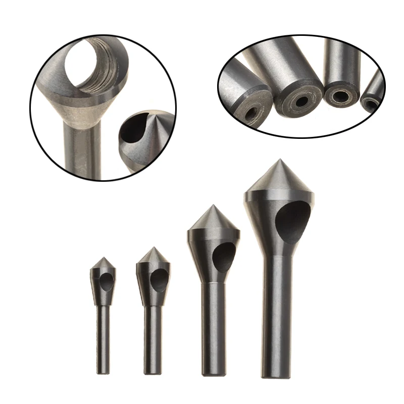 Сверла из быстрорежущей стали для зенковки комплект 4 насадок фаски работ по