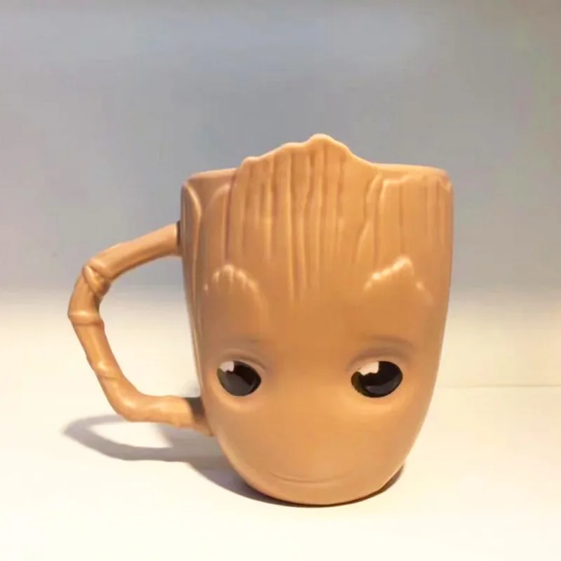 Творческий Galaxy Guardians Baby Groot Кубок Дома керамика кружка для кофе чашки фигурки Модель персональный подарок для детей