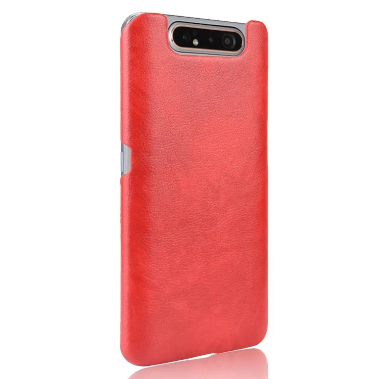 Для samsung Galaxy A80/A90 чехол из искусственной кожи Кожа с рисунком Litchi жесткий чехол для samsung Galaxy A80 A 80 SM-A805F/DS чехол для телефона