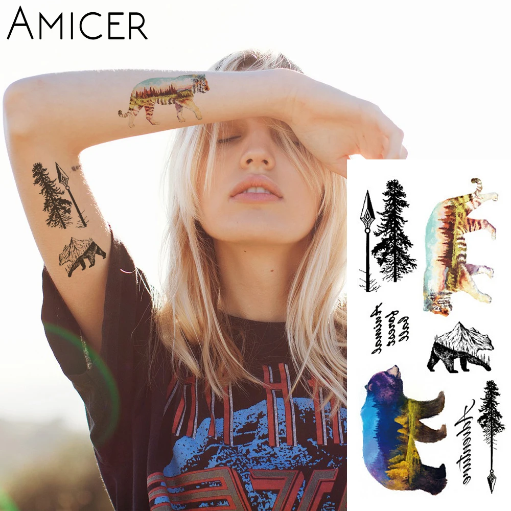 1 шт. временная тату наклейка для мужчин и женщин|tattoo sticker|waterproof tattoo stickertattoo stickers for