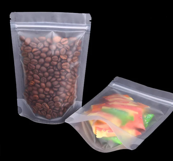 100/500 шт Dura с внутриканальными наушниками матовый ziplock мешки пластиковый мешок с застежкой-молнией, матовые прозрачные упаковочные сумки - Цвет: 15x22cm