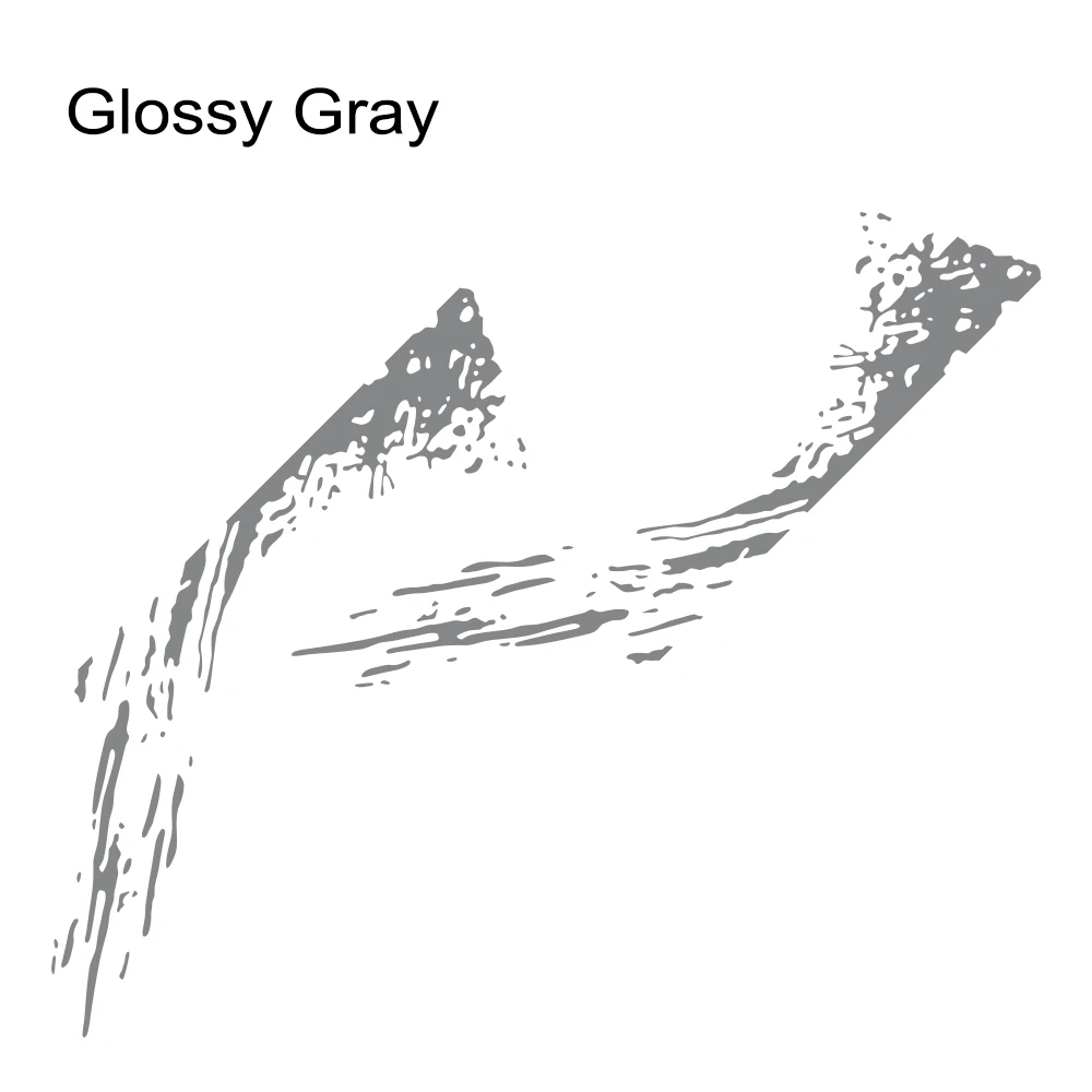 Glossy Gray Спортивные Автомобильные Боковые дверные наклейки Автомобильная виниловая пленка наклейки Стайлинг тюнинг автомобильные аксессуары для Ford Ranger внедорожный Универсальный пикап - Название цвета: Glossy Gray