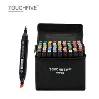 touchfive 30406080168colors manga sketch markers dual tips alcohol based markers for graphic drawing animation art supplies