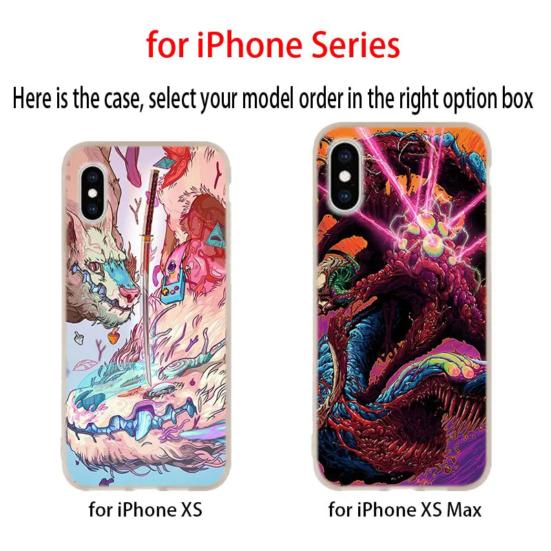 Мягкий чехол для iPhone 11 12 Pro X XS Max XR iphone 8 7 6 Plus 5 5s SE Hyper Beast Csgo лидер продаж модный