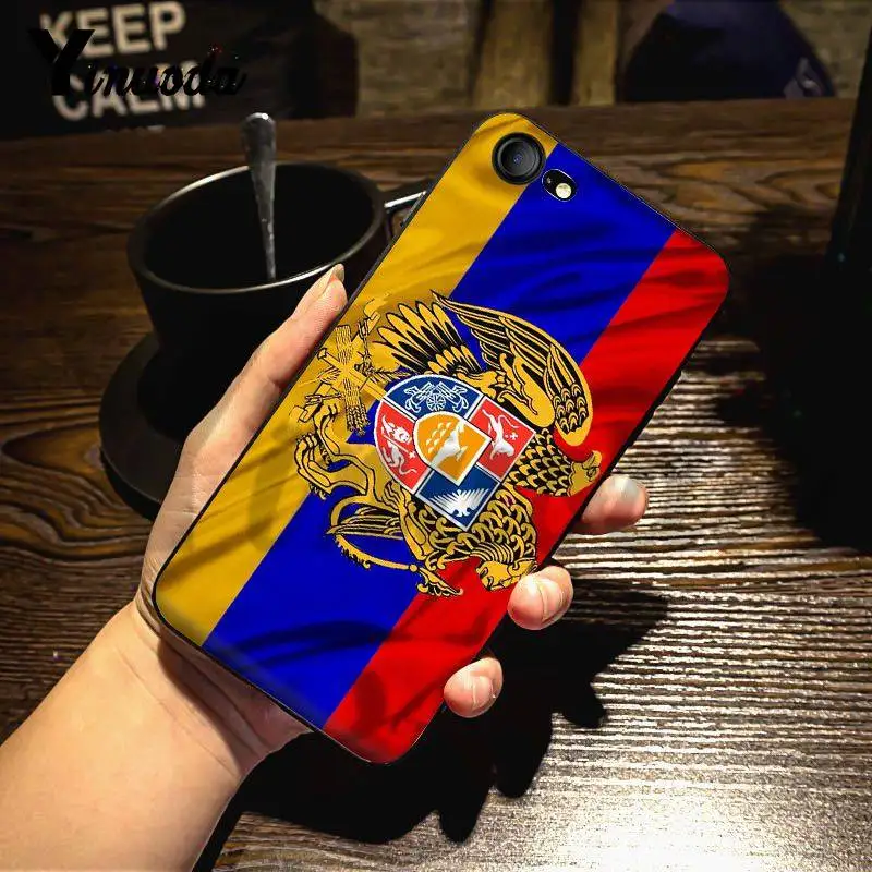 Yinuoda для iphone 7 6 X Чехол Армения Флаг России элегантный чехол телефона iPhone 7X6 6S 8 плюс