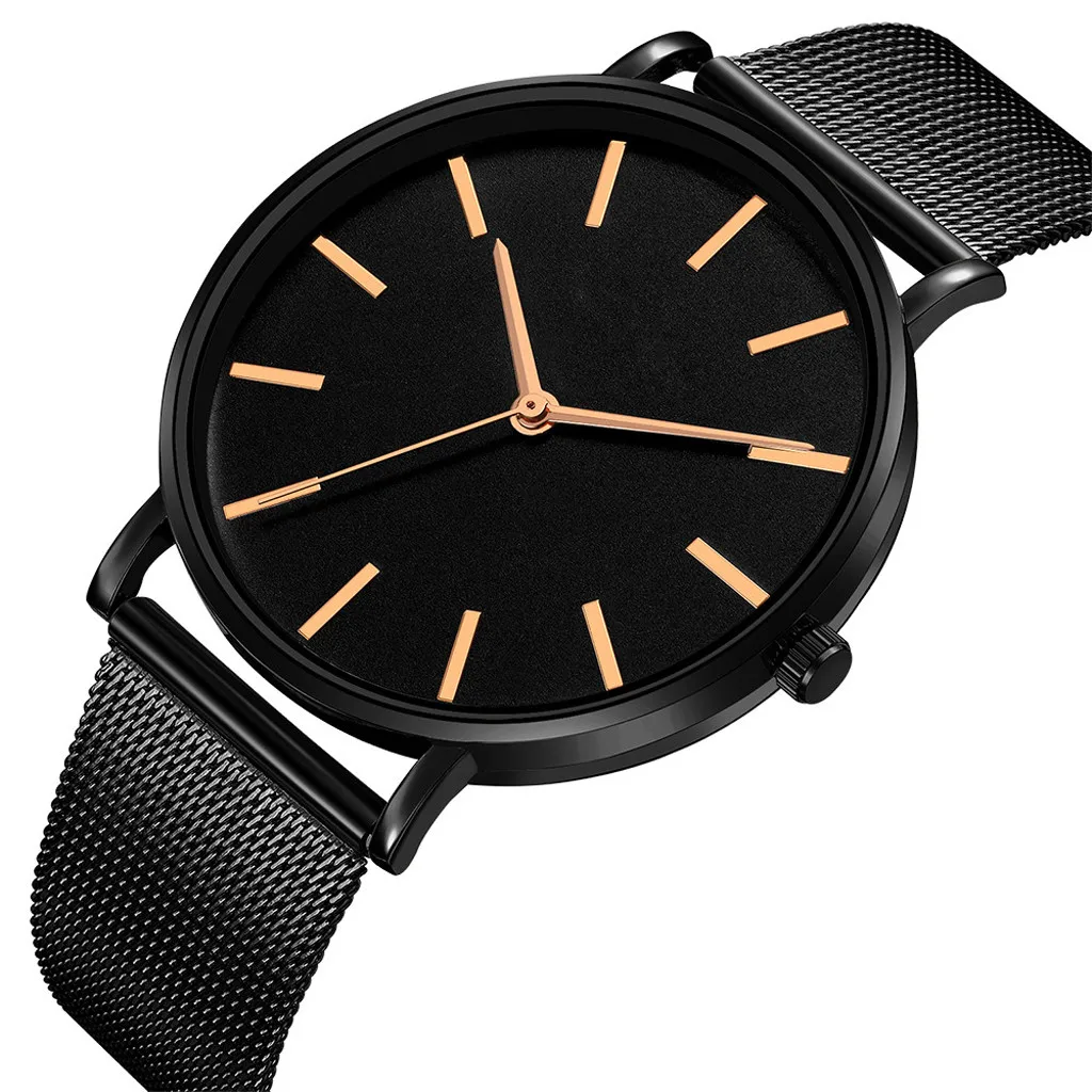 Мужские модные и повседневные наручные часы Waches Классические кварцевые из