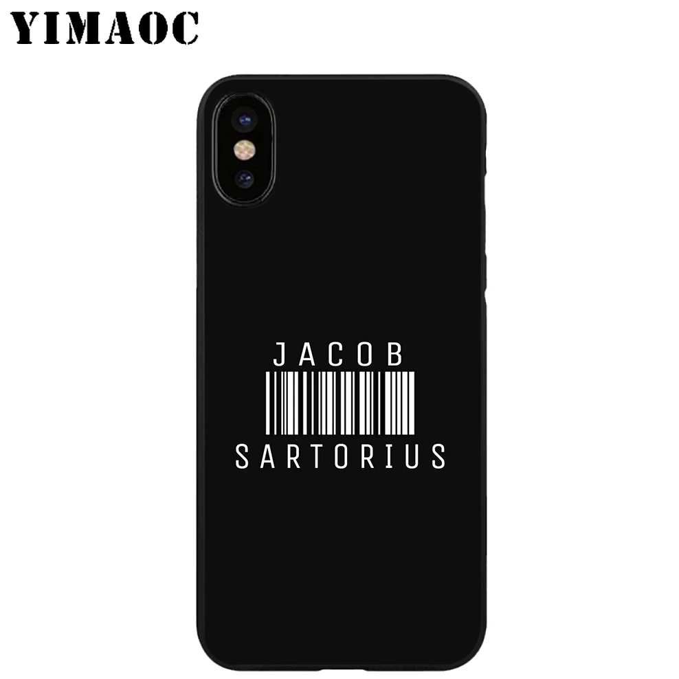 YIMAOC Jacob Sartorius Shy Мягкий ТПУ Черный силиконовый чехол для iPhone X или 10 8 7 6S Plus 5 5S SE Xr Xs Max
