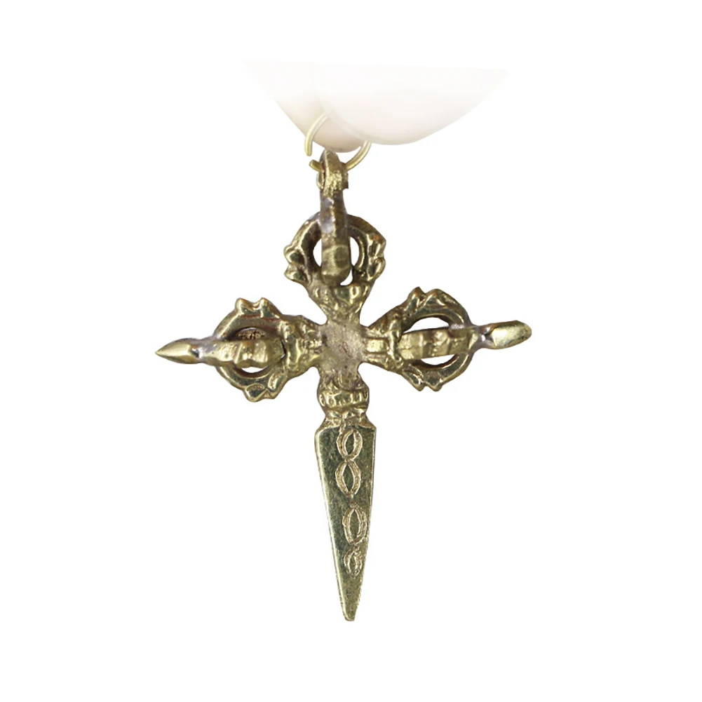 1 шт. Мужская нержавеющая сталь Ваджра крест тибетский буддийский талисман