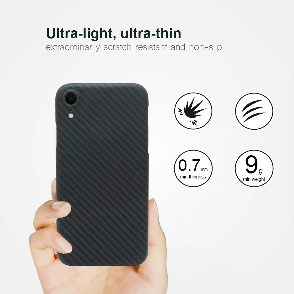 Новинка для iPhone 11 Pro Max чехол из углеродного волокна ультратонкий защитный