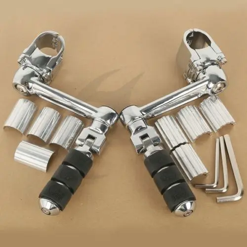 Регулируемые подножки для мотоцикла 7/8 дюйма 30 мм 35 Honda Goldwing GL1800 chrome | Автомобили и