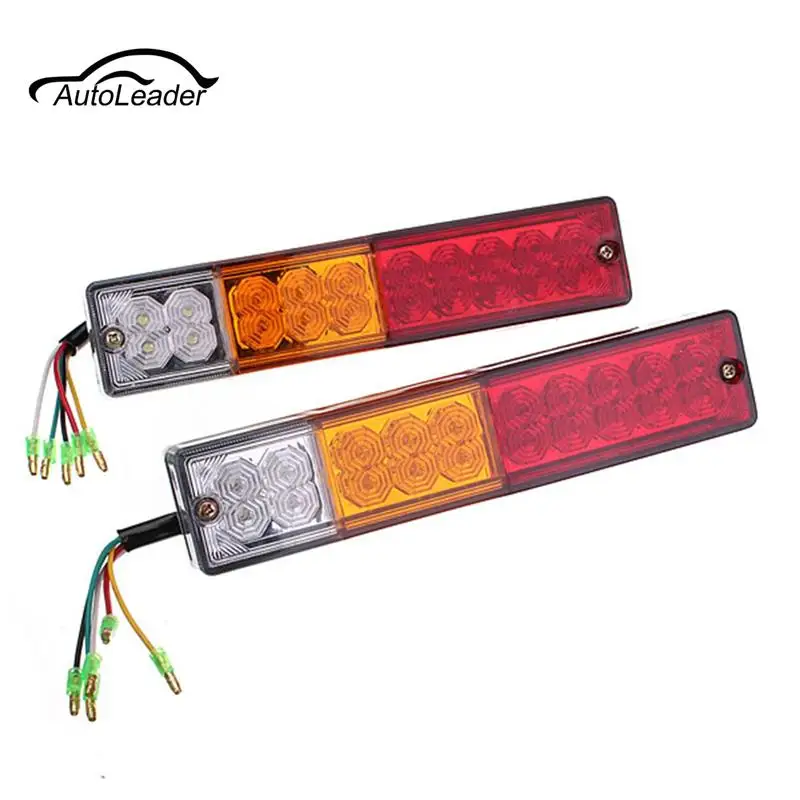 1 пара 12V 24V 20LED авто Стоп задний светильник тормоз заднего хода светильник поворота Индикатор отражатели ATV грузовик с прицепом лампы