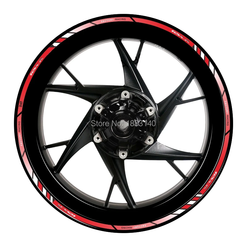 Новые светоотражающие наклейки, наклейки на колеса, набор для Suzuki GSX-R 1000 gsxr1000 обода в полоску gsxr ламинированные