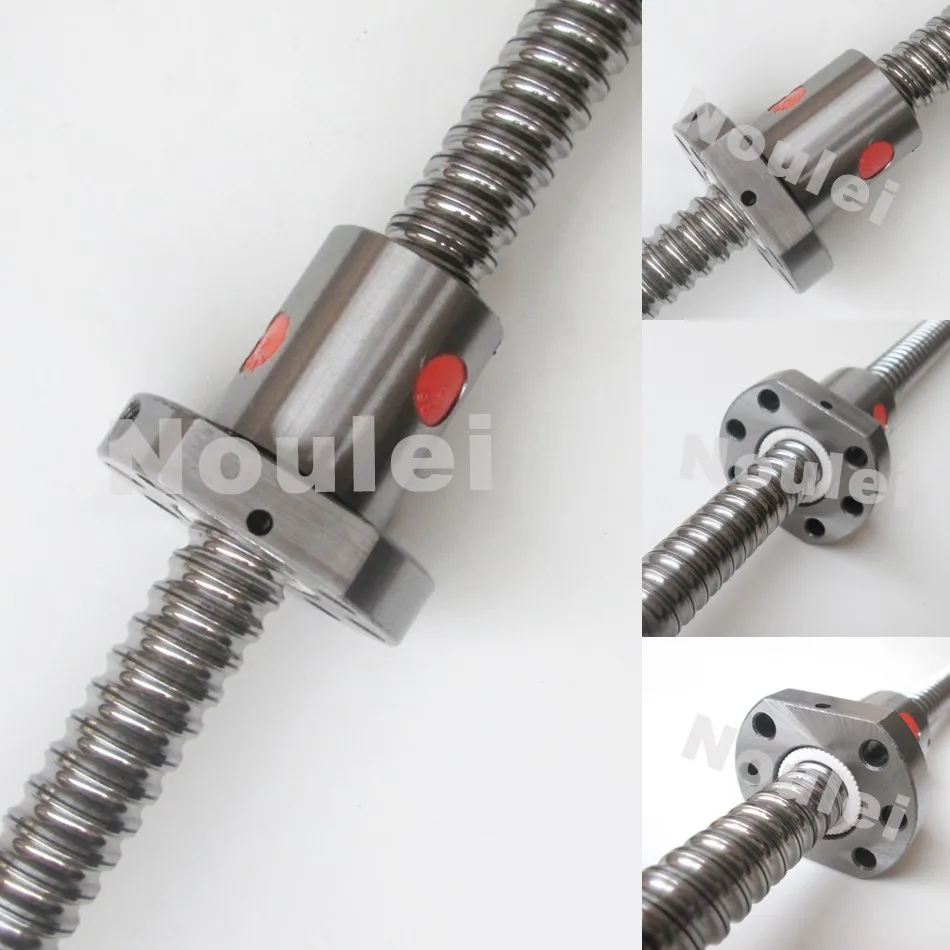 Noulei SFU1204 600 мм Длинный свернутый шариковый винт C7 BK/BF10 конец механической обработки с 1204 одинарной шаровой гайкой для ЧПУ частей 12 мм